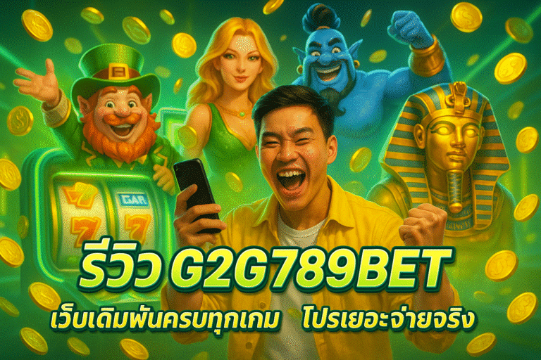 รีวิว G2G789BET เว็บเดิมพันครบทุกเกม โปรเยอะจ่ายจริง