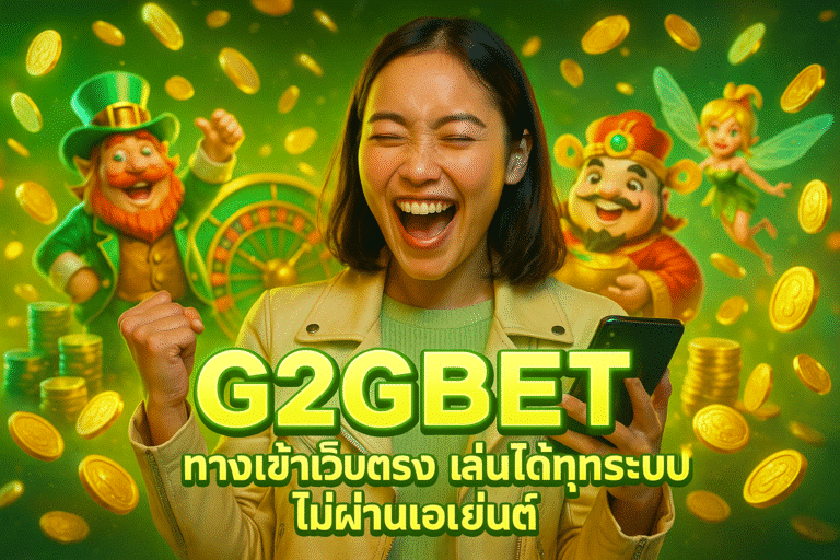 G2GBET ทางเข้าเว็บตรง เล่นได้ทุกระบบ ไม่ผ่านเอเย่นต์