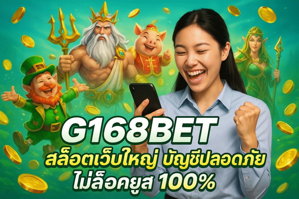 G168BET สล็อตเว็บใหญ่ บัญชีปลอดภัย ไม่ล็อคยูส 100%