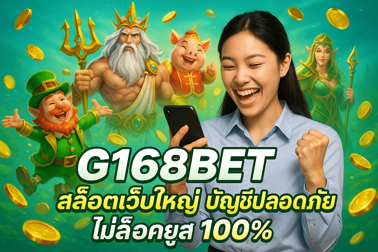 G168BET สล็อตเว็บใหญ่ บัญชีปลอดภัย ไม่ล็อคยูส 100%